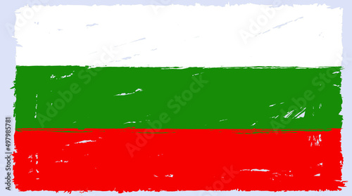 white, green, red colors of the Bulgarian flag