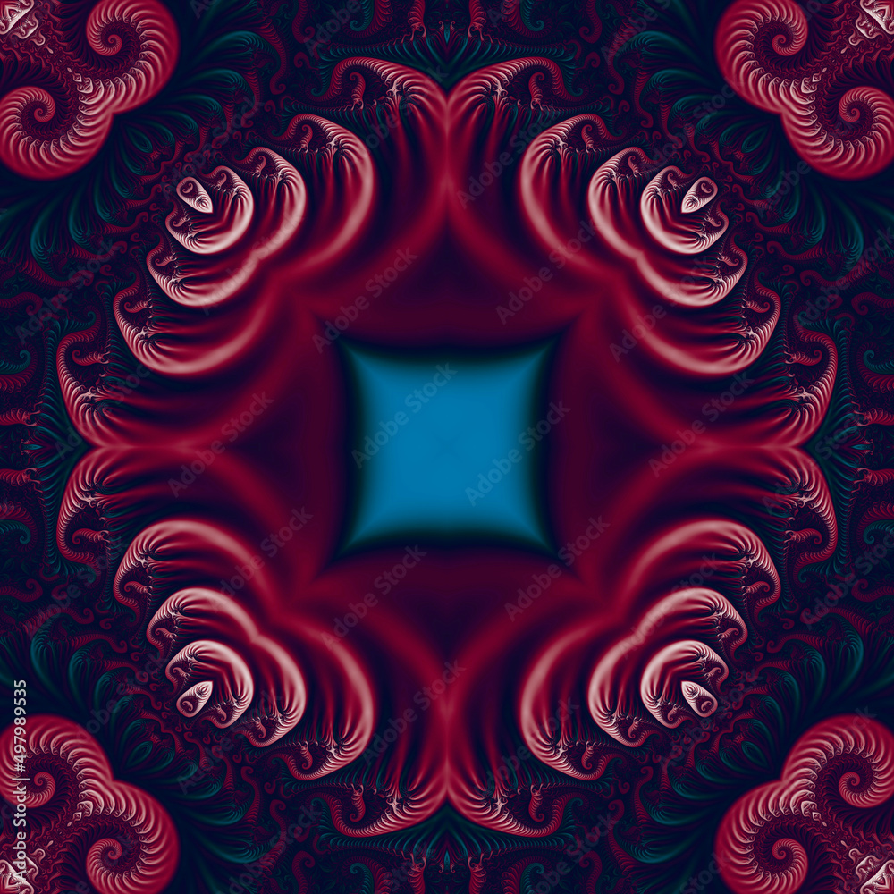 Square seamless fractal patterns. Beautiful bright background. Square seamless fractal patterns. Beautiful bright background.