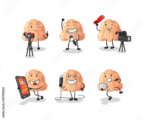 nose cartoon character mascot