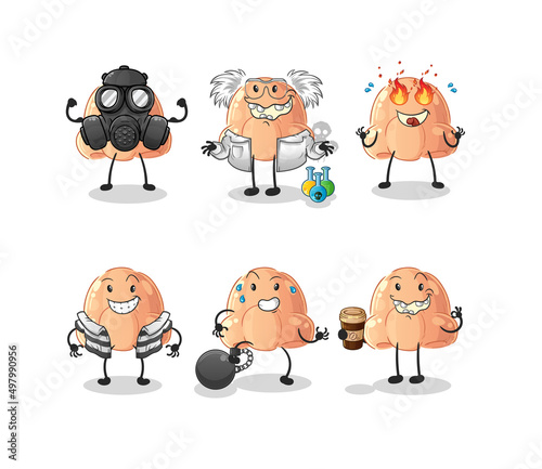 nose cartoon character mascot
