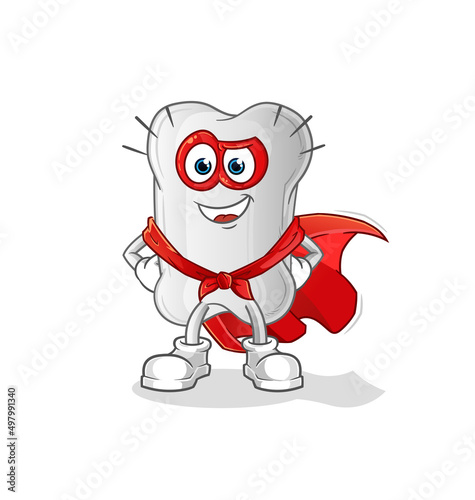 dog bone heroes vector. cartoon character