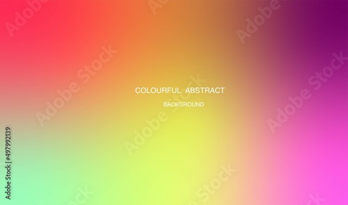 Pastel Multi Color Gradient Background,Simple Gradient Vector form blend of color spaces as contemporary background graphic