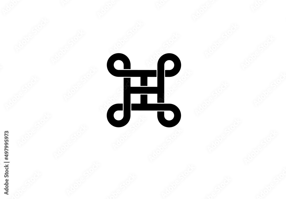 hh h initial letter logo isolated on white background hh h initial letter logo isolated on white background