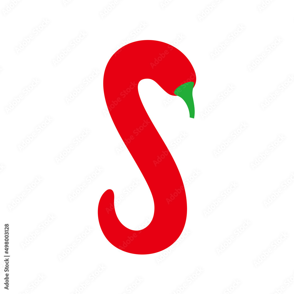 Chili pepper alphabet, vector illustration Chili pepper alphabet, vector illustration