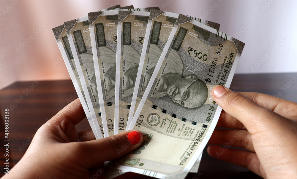 Indian 500 rupee discount