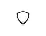 Shield icon vector. Secure and protection icon symbol illustration