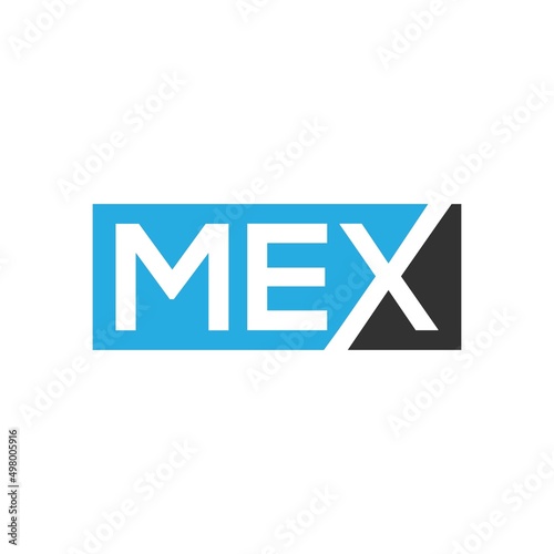 Letter MEX Logo Icon Vector Image Design For Company or Business