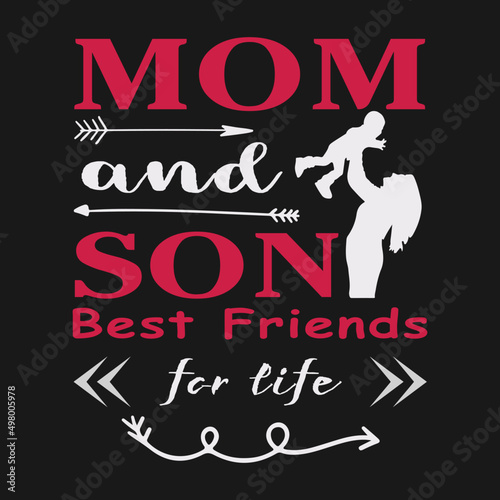 Mother's day t-shirt design template 