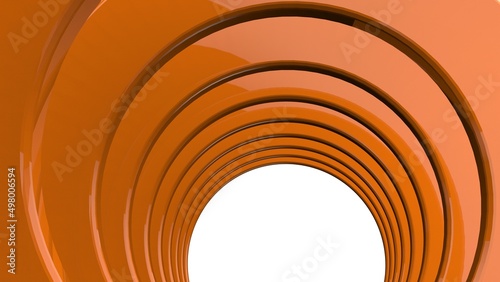 curved orange 4k background template for presentations render 3d illustration