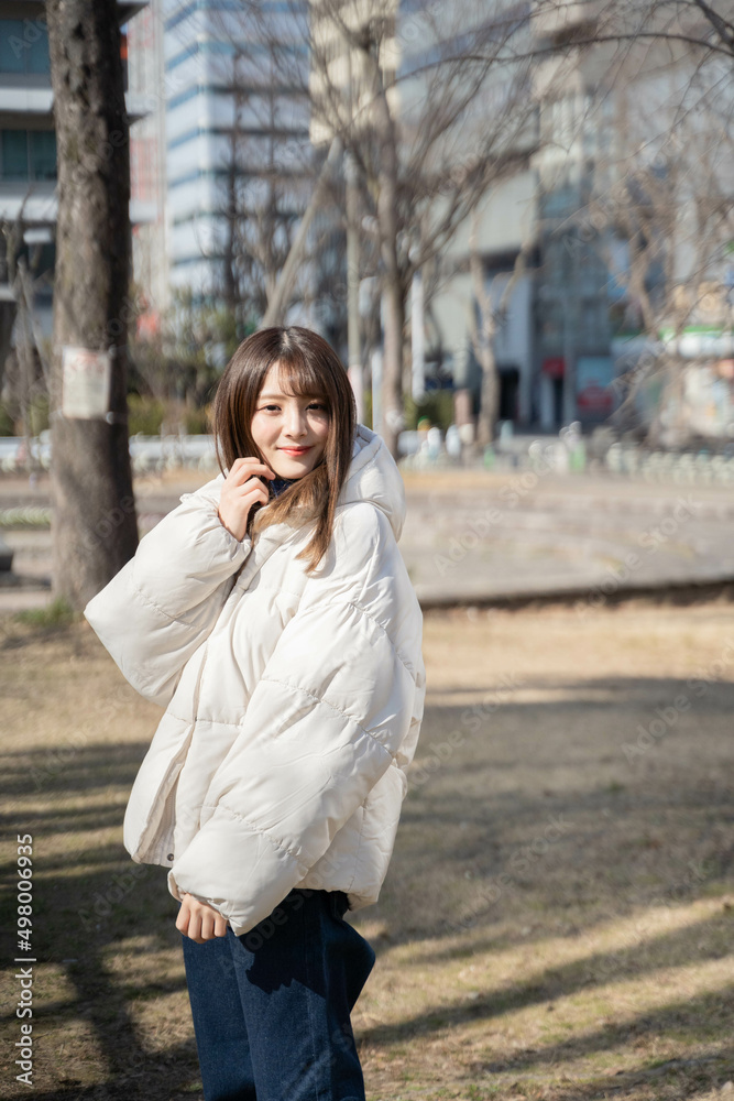 Fototapeta premium 美しい日本人女性モデル