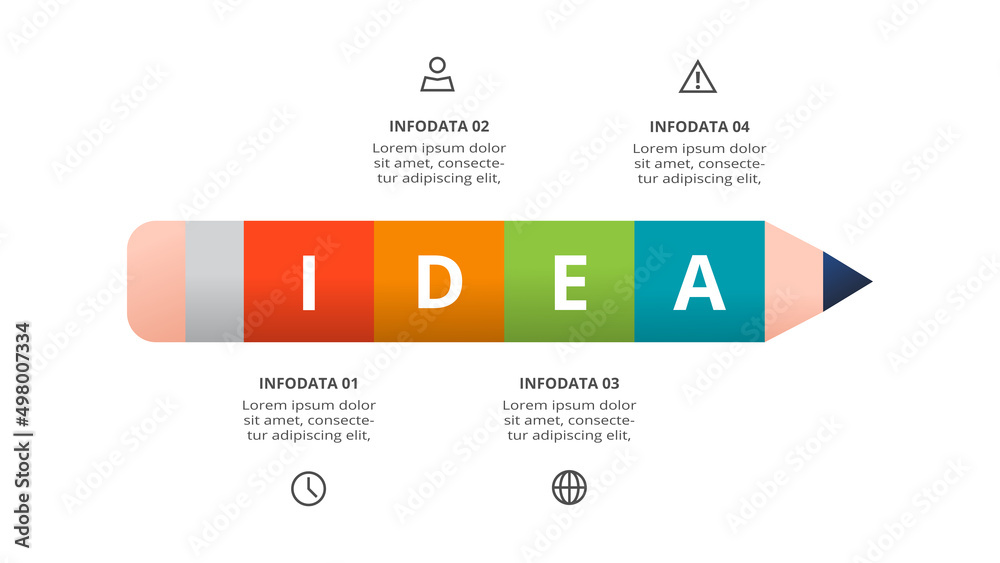Creative concept for infographic with 4 steps, options, parts or processes. Business data visualization. Creative concept for infographic with 4 steps, options, parts or processes. Business data visualization.
