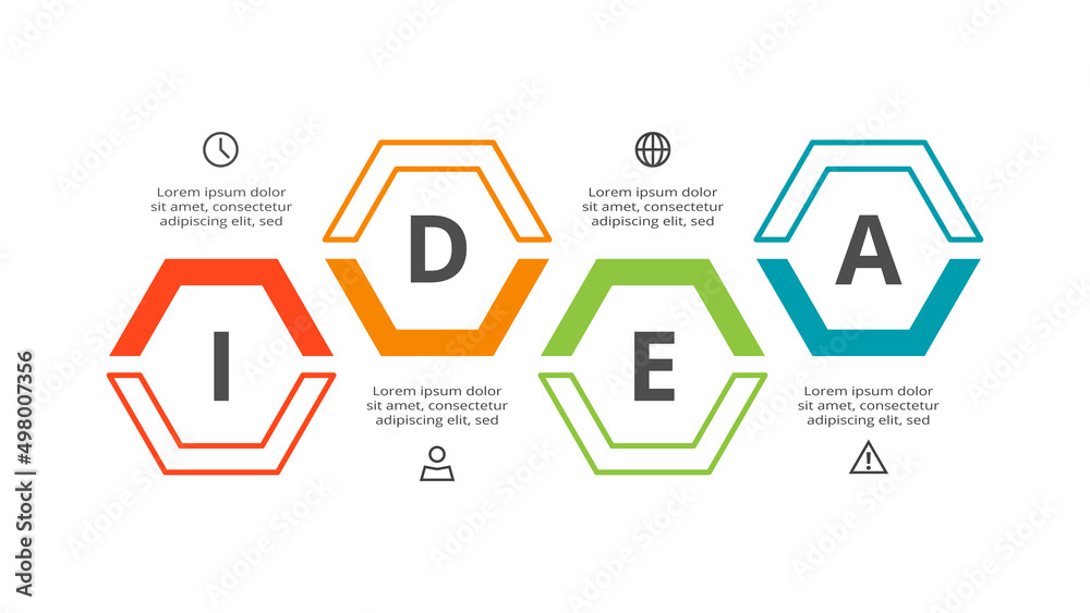 Creative concept for infographic with 4 steps, options, parts or processes. Business data visualization. Creative concept for infographic with 4 steps, options, parts or processes. Business data visualization.