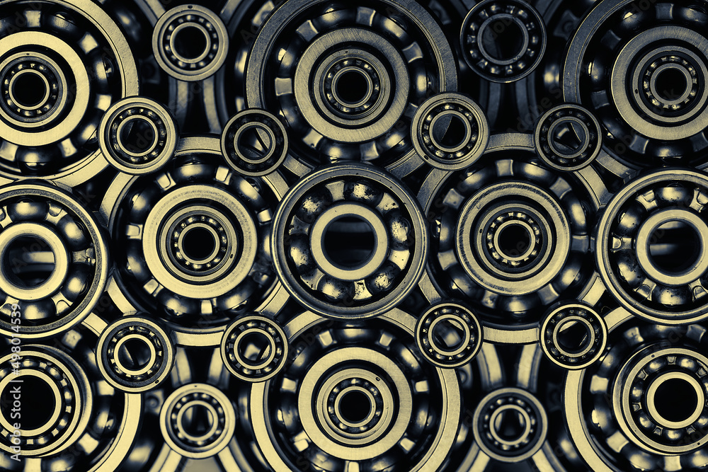 Fototapeta premium Bearings. Ball bearings. Thrust bearings.