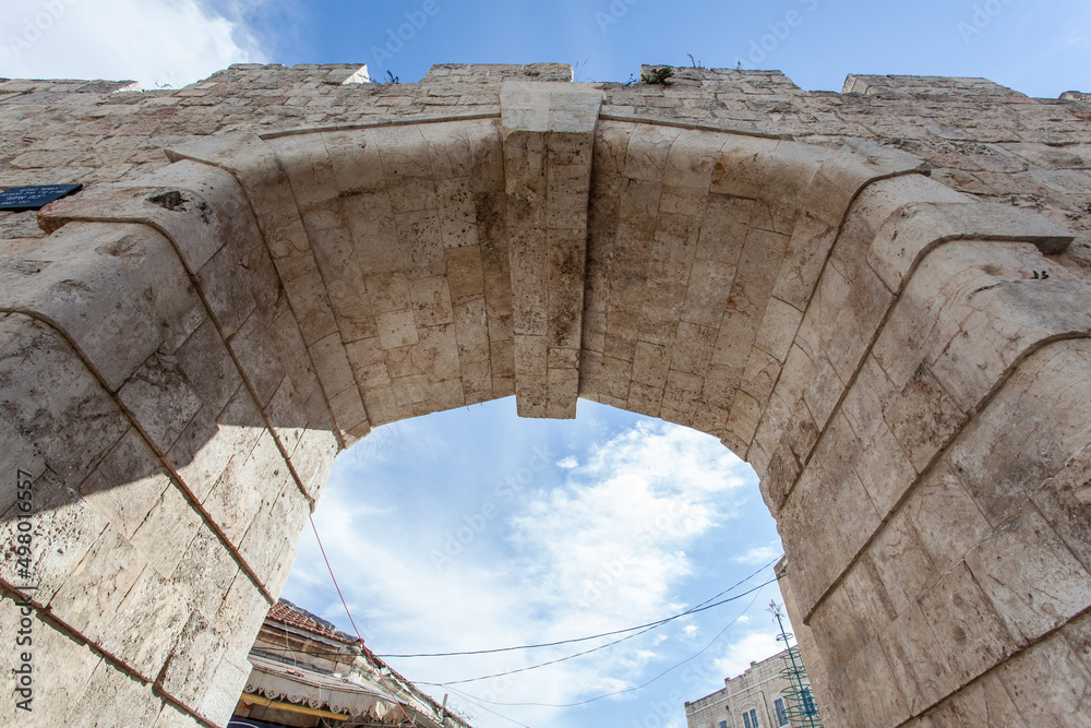 Jerusalem new gate entrance 