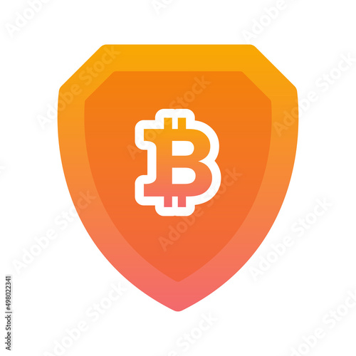 bitcoin shield logo element design template icon Free Download bitcoin shield logo element design template icon - GFXLoad