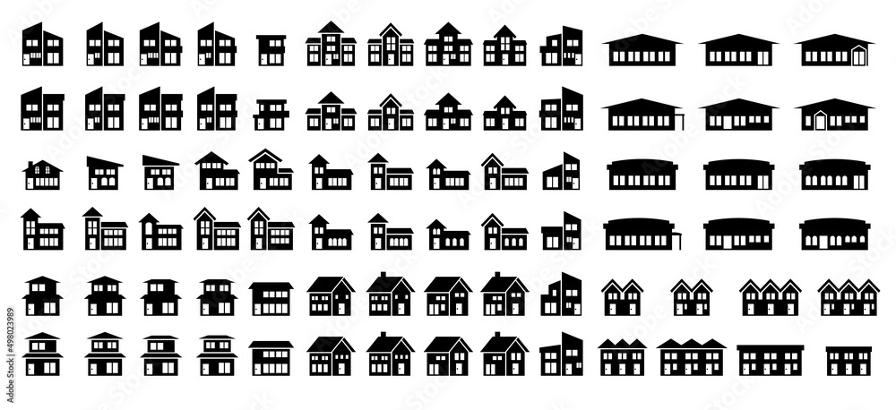 Fototapeta premium 住宅アイコン