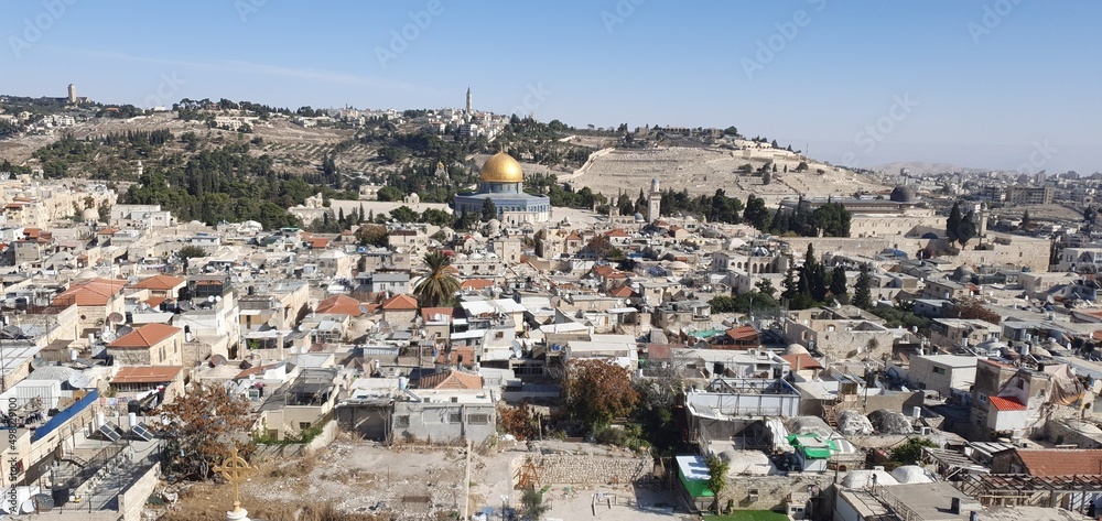 panorama of the city of Jerusalem 