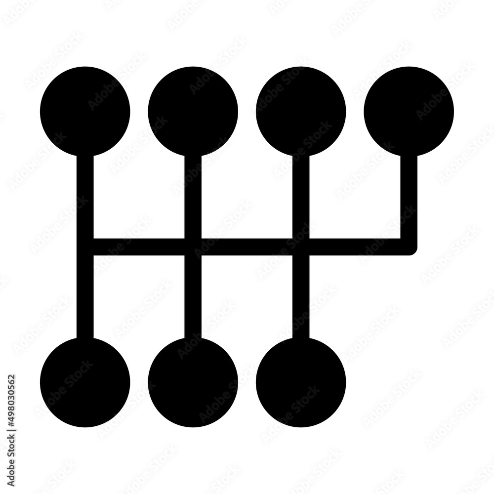 Handle car manual shift lever icon, vehicle gear technology vector illustration equipment Handle car manual shift lever icon, vehicle gear technology vector illustration equipment