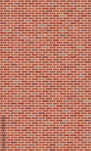 Beautiful brown block brick wall seamless pattern texture background