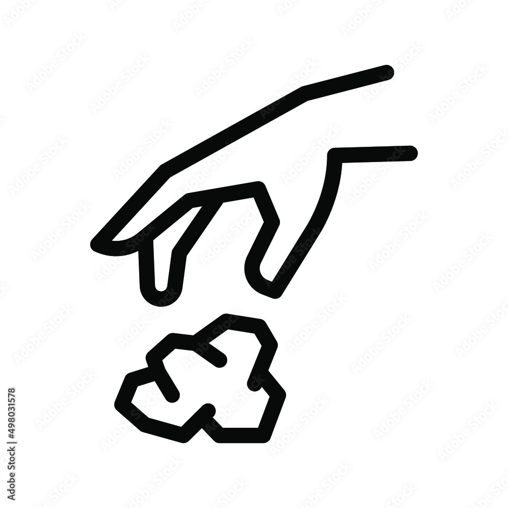 throwing trash icon illustration vector graphic throwing trash icon illustration vector graphic