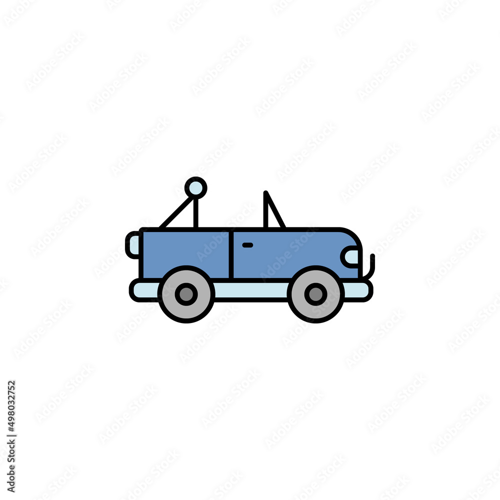 off road car line icon. Element of jungle for mobile concept and web apps illustration. Thin line off road car line icon. Element of jungle for mobile concept and web apps illustration. Thin line