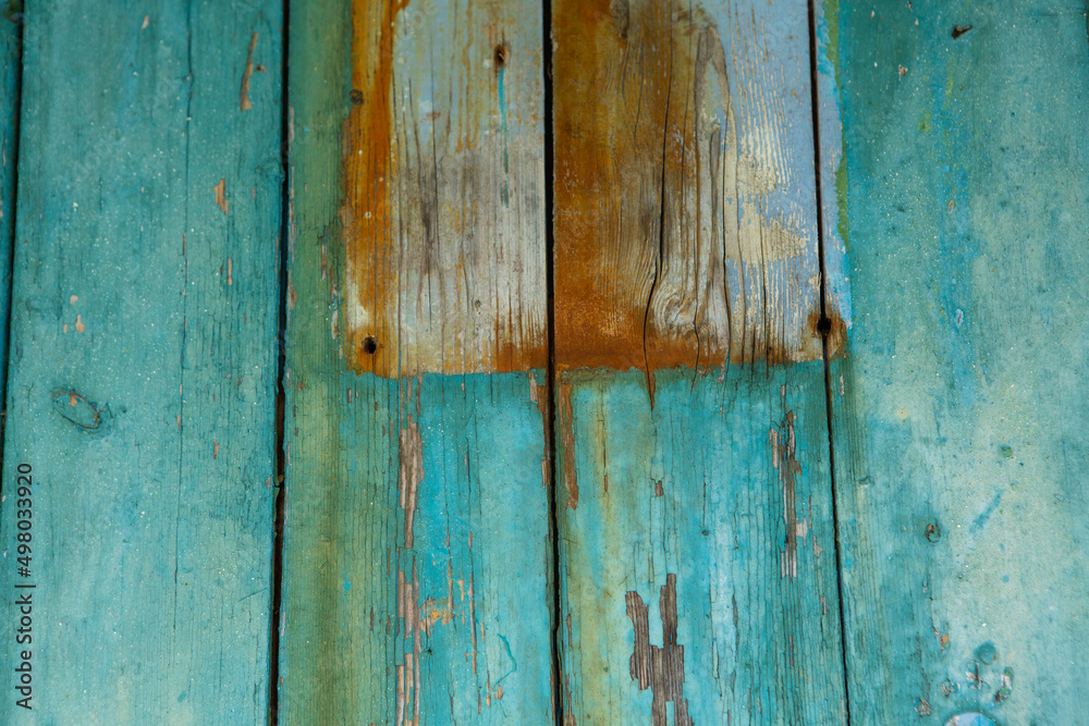 Painted wooden board for design or text. Old painted wood wall. Painted wooden board for design or text. Old painted wood wall.
