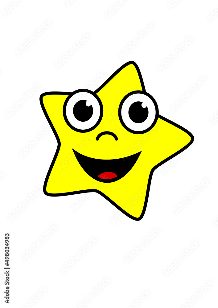star with face