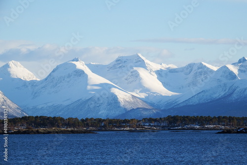 fjord in winter