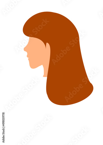 young girl profile