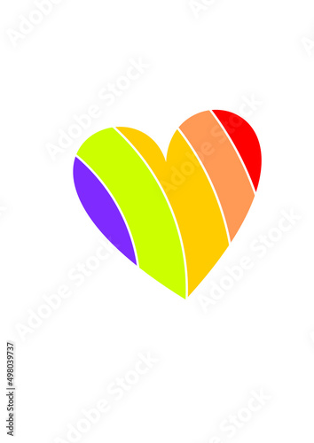 colorful heart