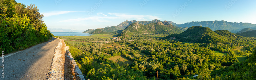 Fototapeta premium Panorama mountains in Montenegro