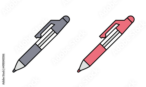 ボールペンのイラスト素材