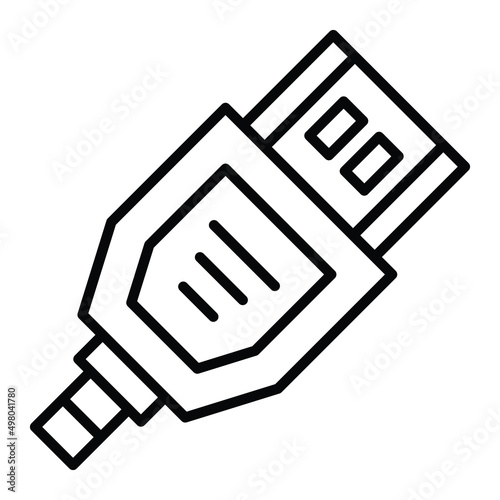 Hdmi Cable Icon Style