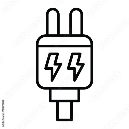 Power Plug Icon Style