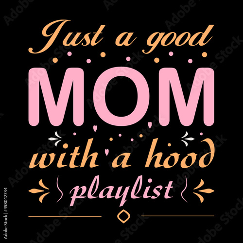 Motherday's T-shirt design template