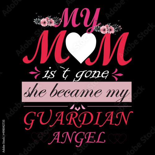 Motherday's T-shirt design template