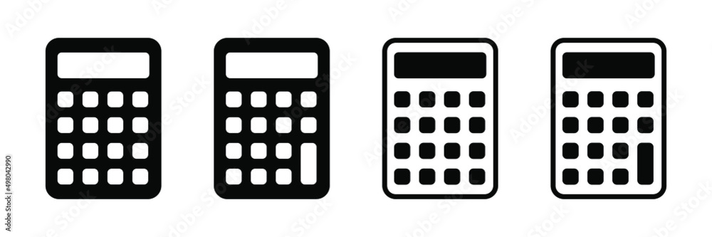 Calculator vector icon. Vector web design. Calculator vector icon. Vector web design.