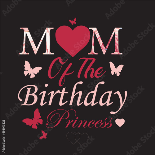 Motherday's T-shirt design template