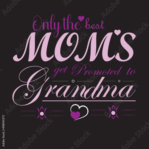 Motherday's T-shirt design template