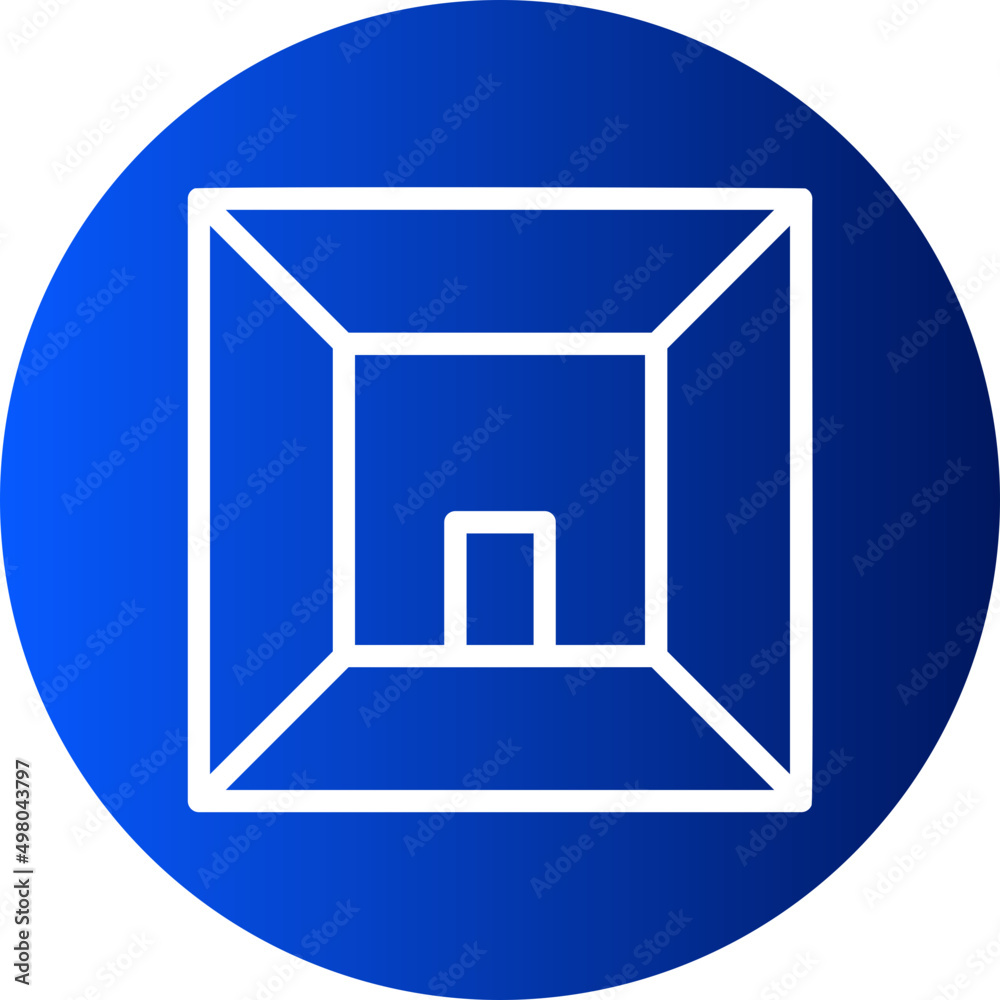 interior design gradient icon interior design gradient icon