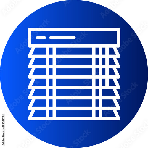 blinds gradient icon
