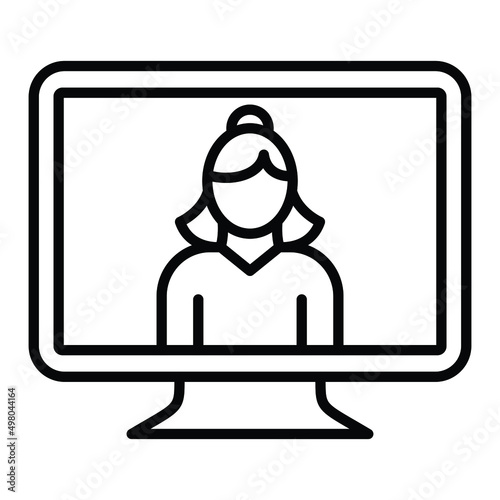 News Anchor Icon Style