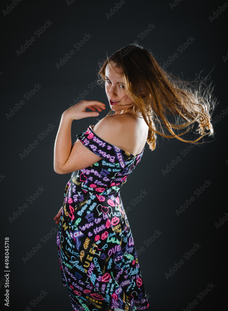 Attractive trendy woman