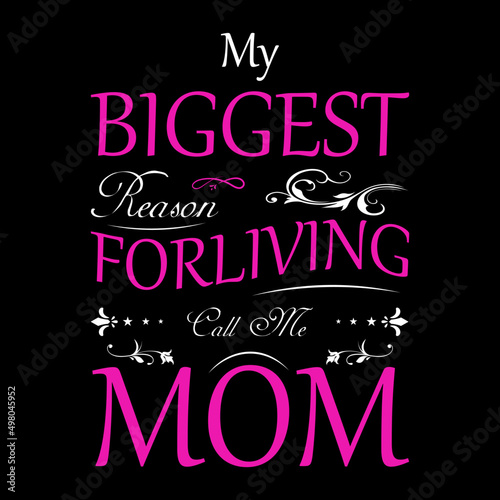 Mother day T-shirt design template 