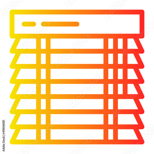 blinds gradient icon