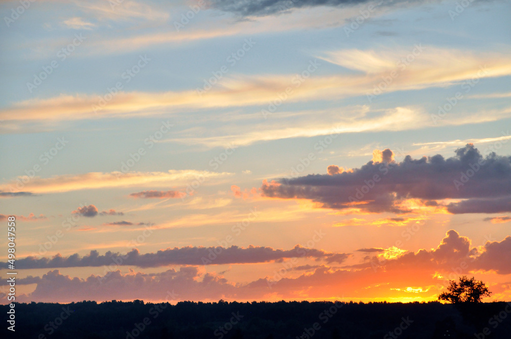 sunset in the sky sunset in the sky