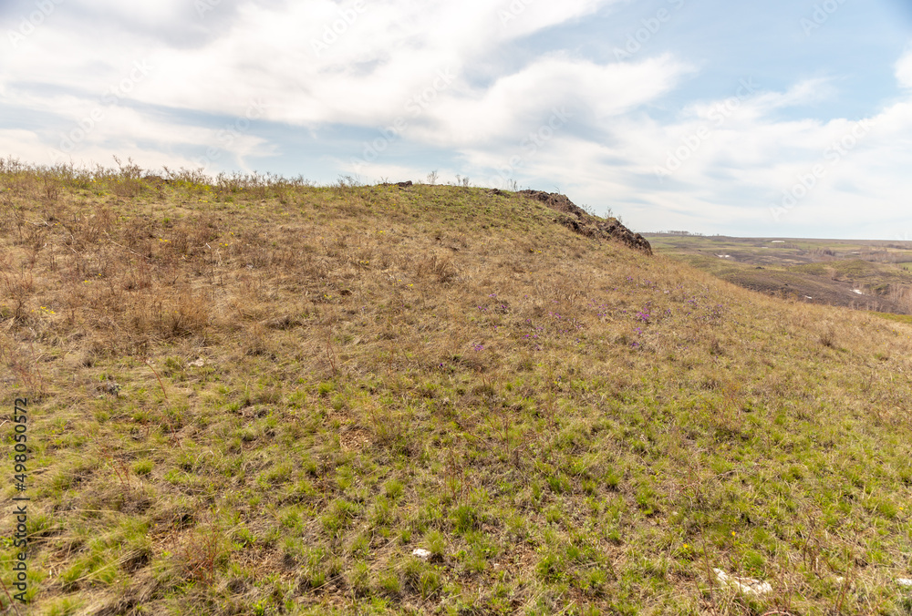 Guberlinsky mountains, Orenburg region, Southern Urals, Russia.