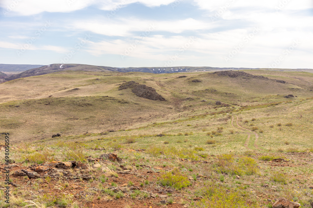 Guberlinsky mountains, Orenburg region, Southern Urals, Russia. Guberlinsky mountains, Orenburg region, Southern Urals, Russia.