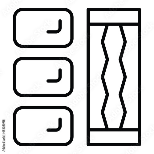 Chewing Gum Icon Style