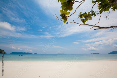 Summer beach on Tafook Island in Myanmar photo